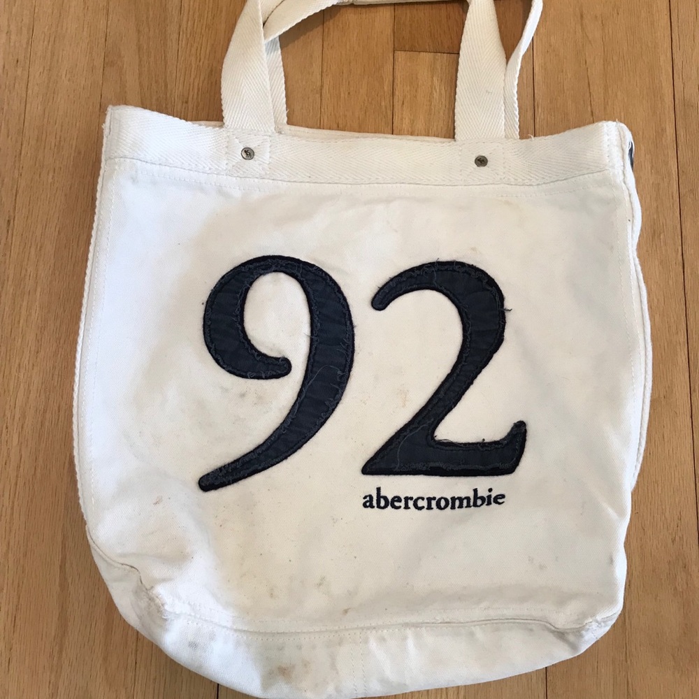 White Abercrombie Tote